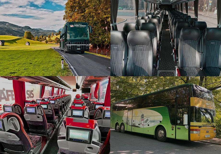 Comfortable Charter Bus School Trips