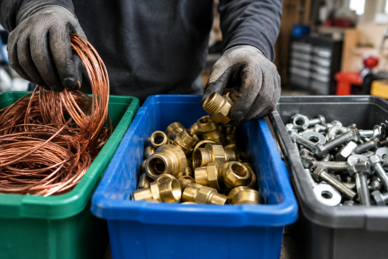 A Safer Guide to Sorting and Preparing Scrap Metal in Wisconsin