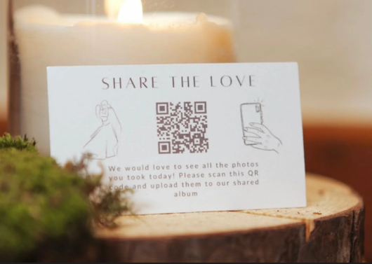 How a Wedding Photo QR Code Makes Collecting Guest Pictures Easy
