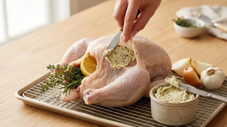 How to Keep a Garlic and Herb Crust From Burning on a Roast