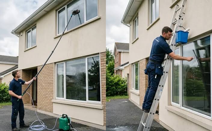 Squeegee or Pure Water? How to Choose the Right Window Cleaning Method for Your Property